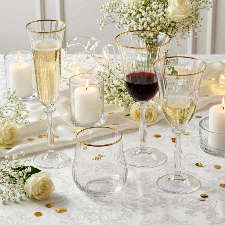 Lot de 6 verres à pied 35 cl - Altesse