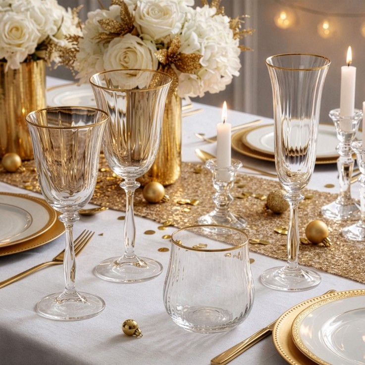Lot de 6 verres à pied 25 cl - Altesse