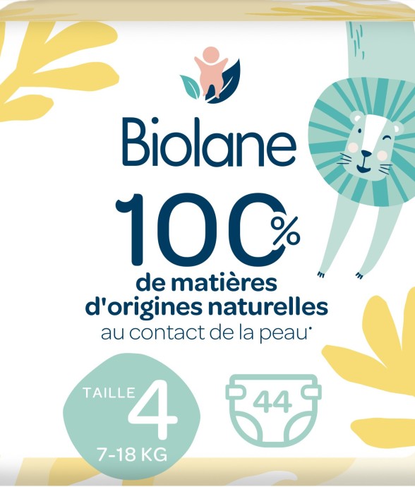 Couches taille 4 Biolane -...