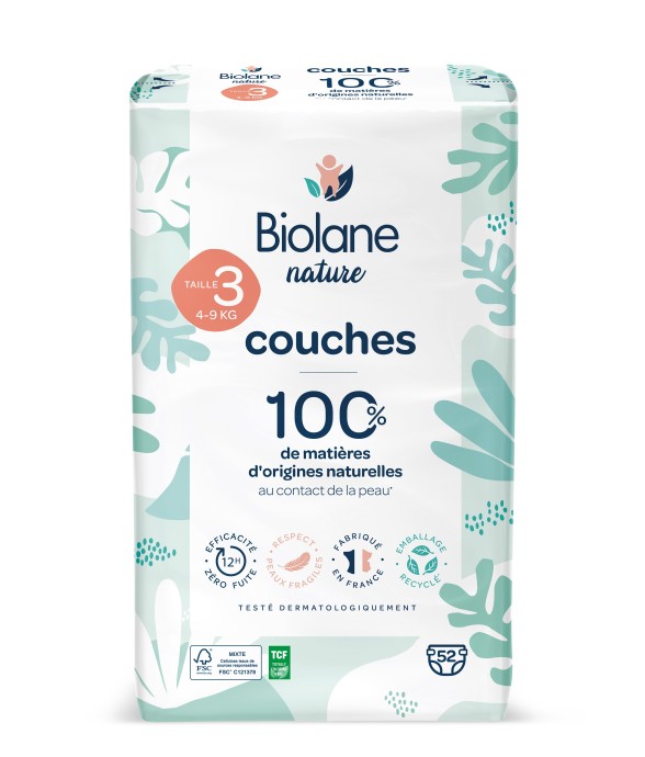 Couches taille 3 Biolane -...