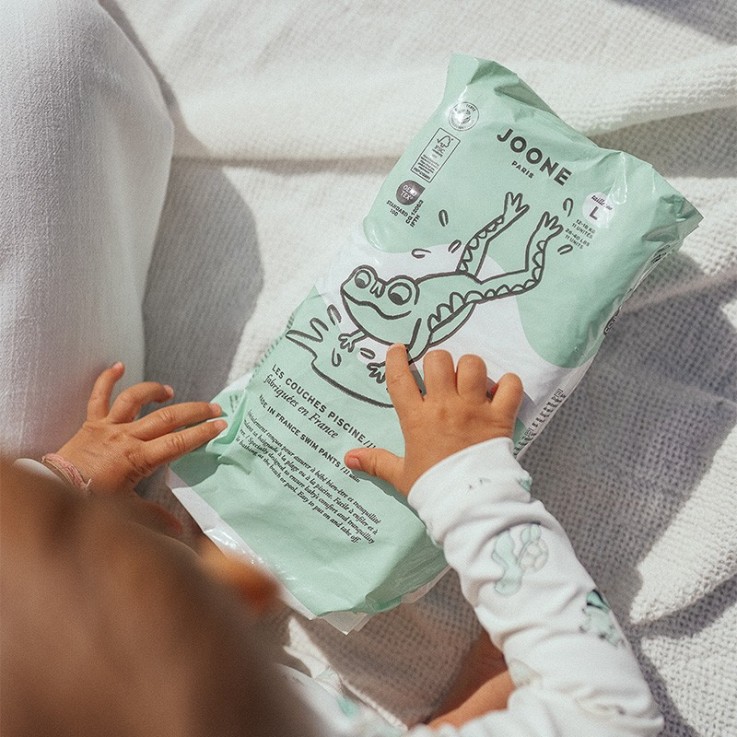 Couches Piscine - Taille L (12 à 18kg) – 11 couches - Matières d’origine naturelle