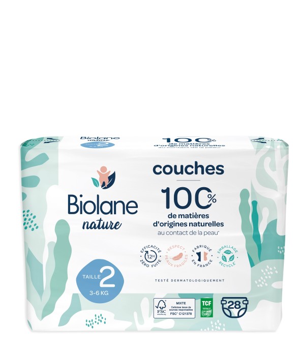 Couches taille 2 Biolane -...