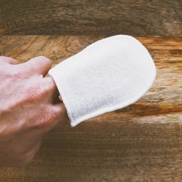 4 Mini-Gants Démaquillant en Coton Organic et Lavables