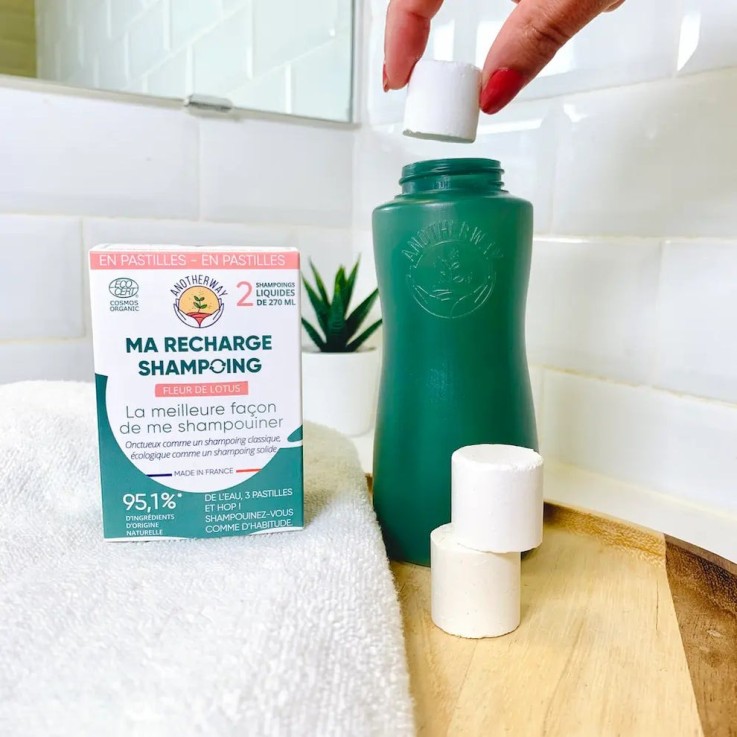 Shampoing bio à diluer - Fleur de lotus
