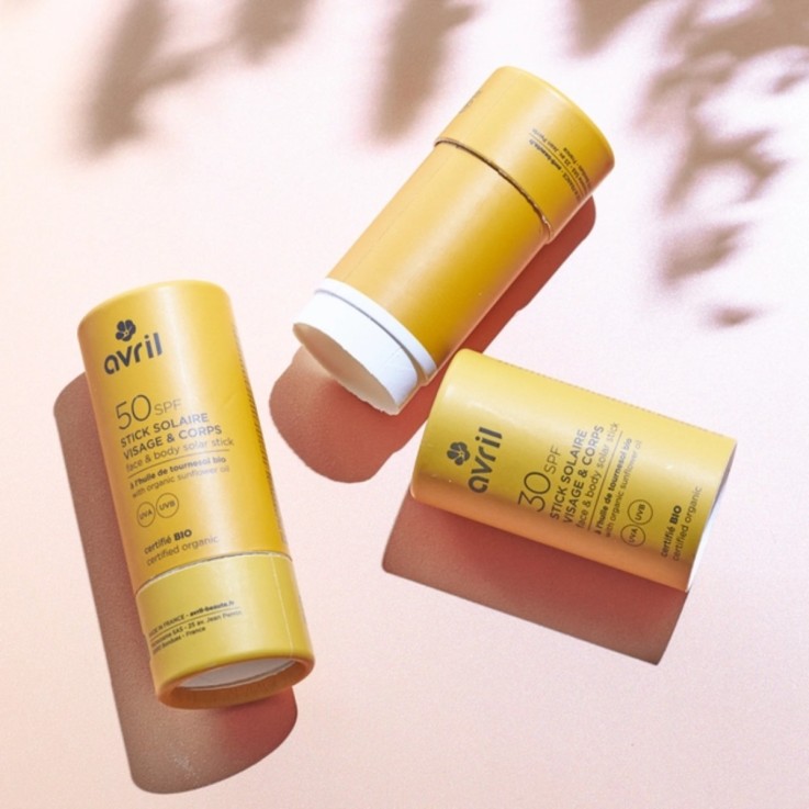 Stick solaire visage et corps SPF 30 (50gr) Bio