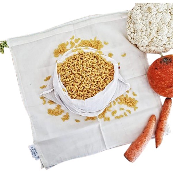 Lot de 3 Sacs réutilisables XL Coton Bio
