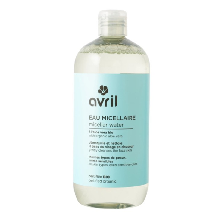 Eau micellaire à l'aloe vera (500ml) Bio
