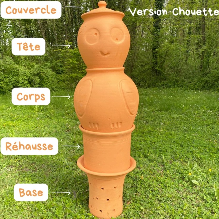 Corps du lombricomposteur à étages
