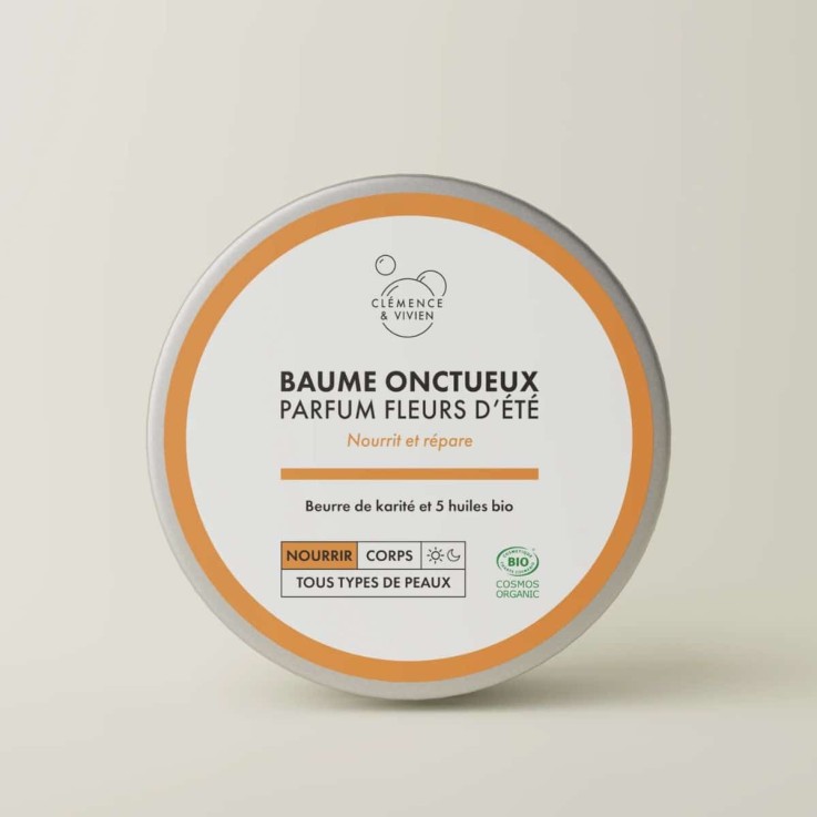 Baume onctueux parfum fleurs d'été (150ml) Bio