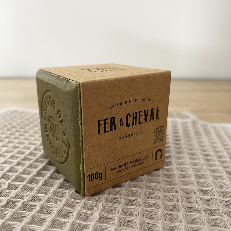 Savon de Marseille 100 g - Olive ou végétale