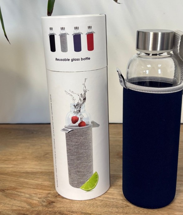 Gourde en verre avec...
