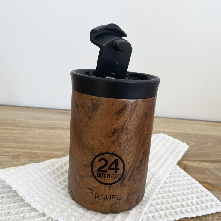 Mug TRAVEL TUMBLER isotherme 350 ml - Sequoia Wood | 24 Bottles