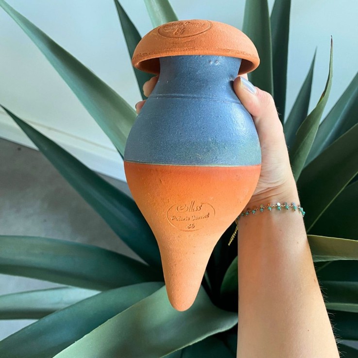 Ollas PIC à planter 0,5 L - Bleu émaillée
