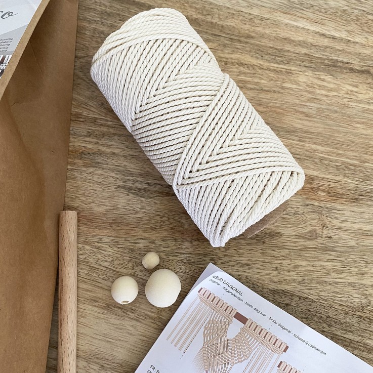 KIT MACRAME BOHEME ECRU