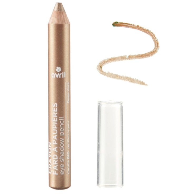 Crayon fard à paupières beige doré Bio