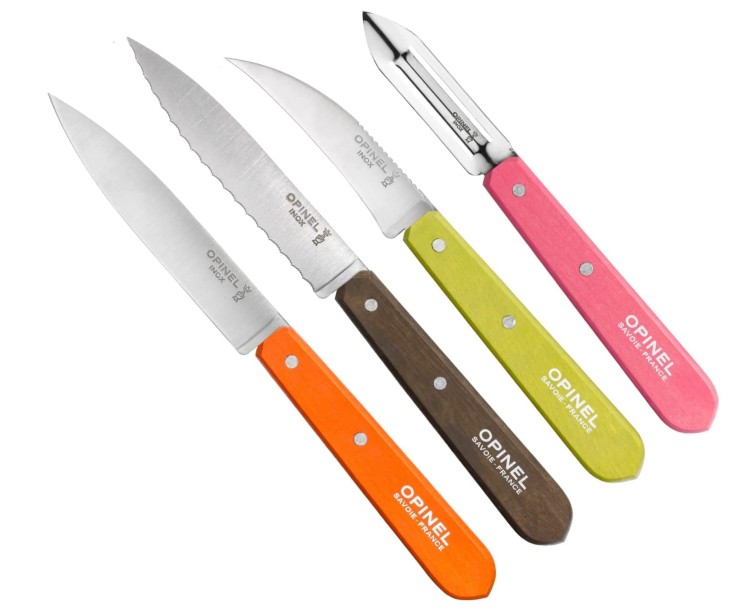 Boite de 4 pièces essentiels Fifties en acier inoxydable (inox)