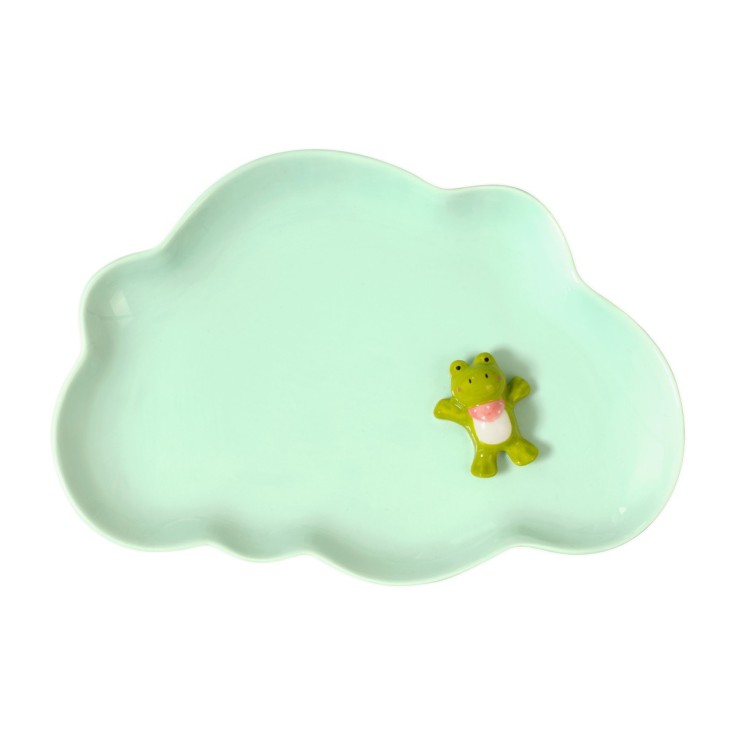 Assiette plate enfant - Miam Grenouille