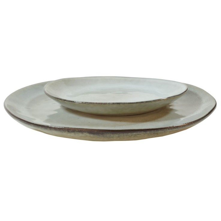 Assiette dessert 20 cm (lot de 6) - Nori Vert