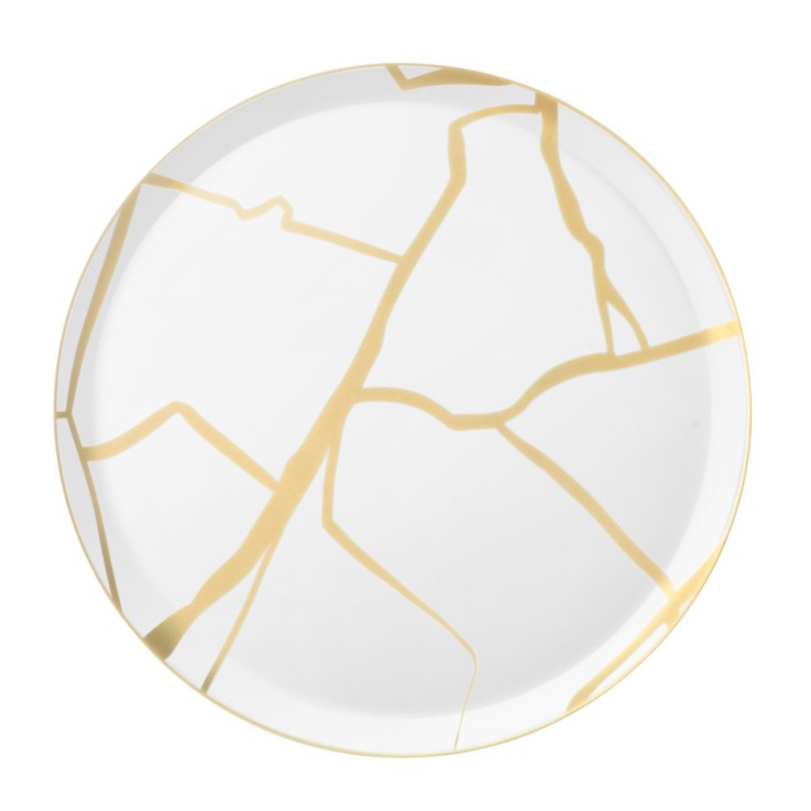 6 assiettse dessert - Yaka Inoki Or