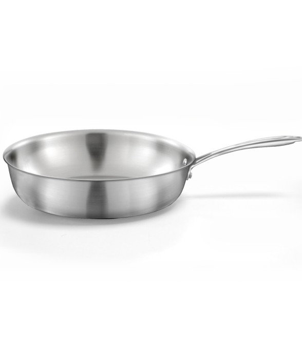 Sauteuse 28 cm inox triply...