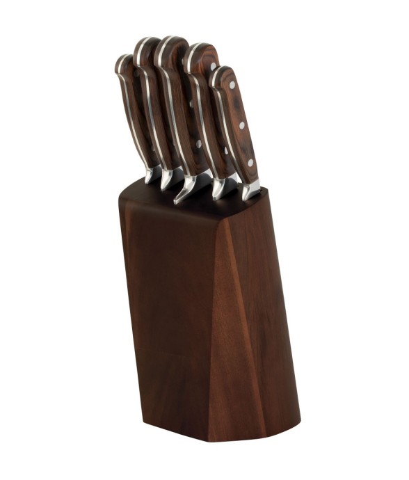 Bloc 5 couteaux de cuisine...
