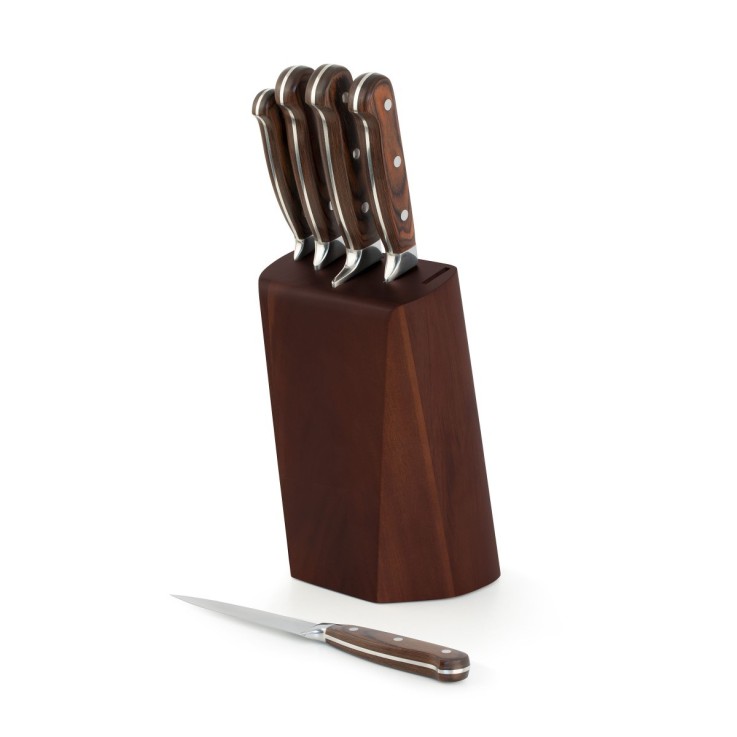 Bloc 5 couteaux de cuisine en inox - Virtuose