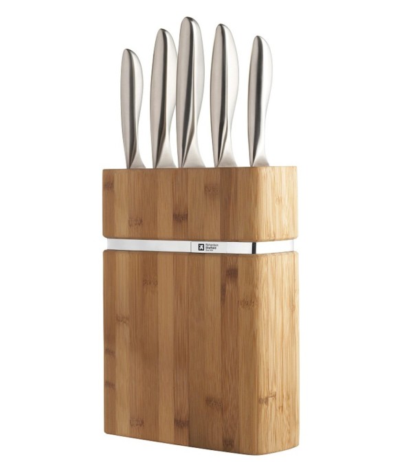 Bloc Bamboo 5 couteaux de...