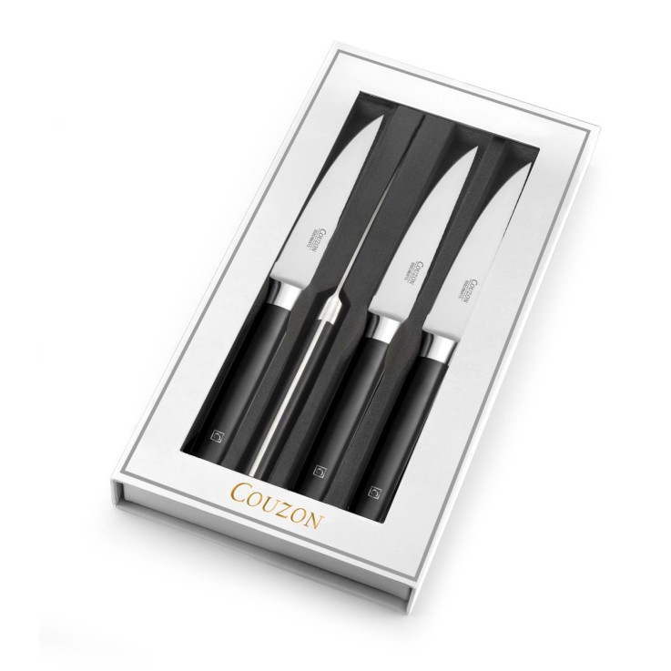 Coffret 4 couteaux steak en inox - Kasaro