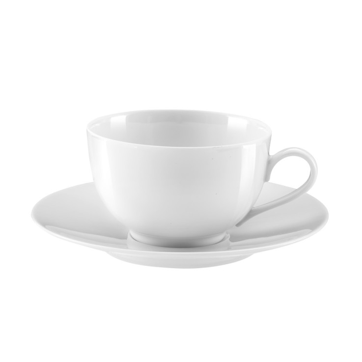 Coffret 6 tasses et soucoupes café - Envie Blanc