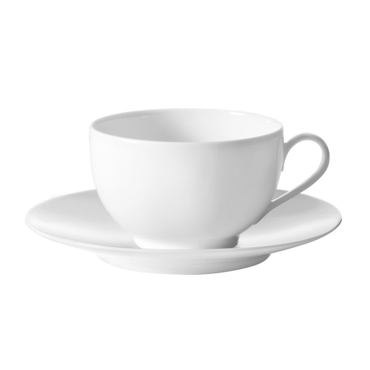Coffret 6 tasses et soucoupes thé - Envie Blanc