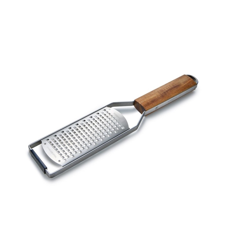 Râpe à main gros grain avec manche en bois d'acacia