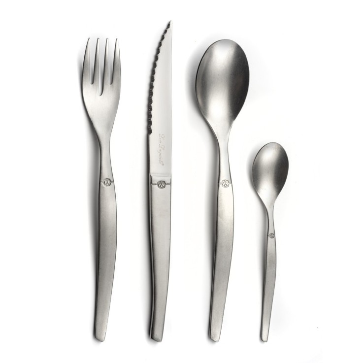 Ménagère 24 pièces inox - Jet vintage