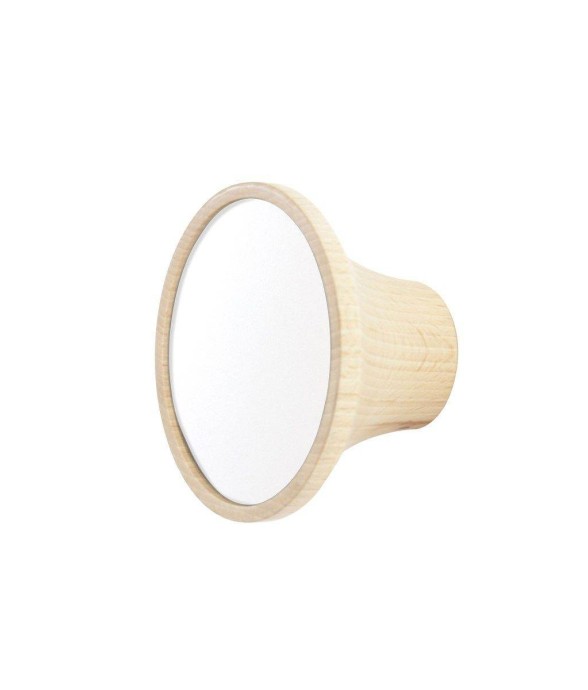 Patère Clairon Blanc en bois