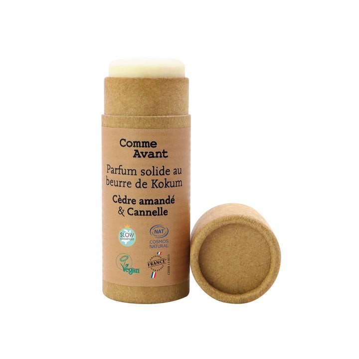 Parfum Solide au Beurre de Kokum - Cèdre amandé & Canelle