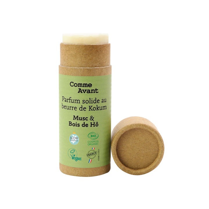 Parfum Solide au Beurre de Kokum - Musc & Bois de Hô Bio