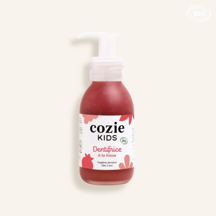 Dentifrice pour enfant à la fraise Bio (90 ml)