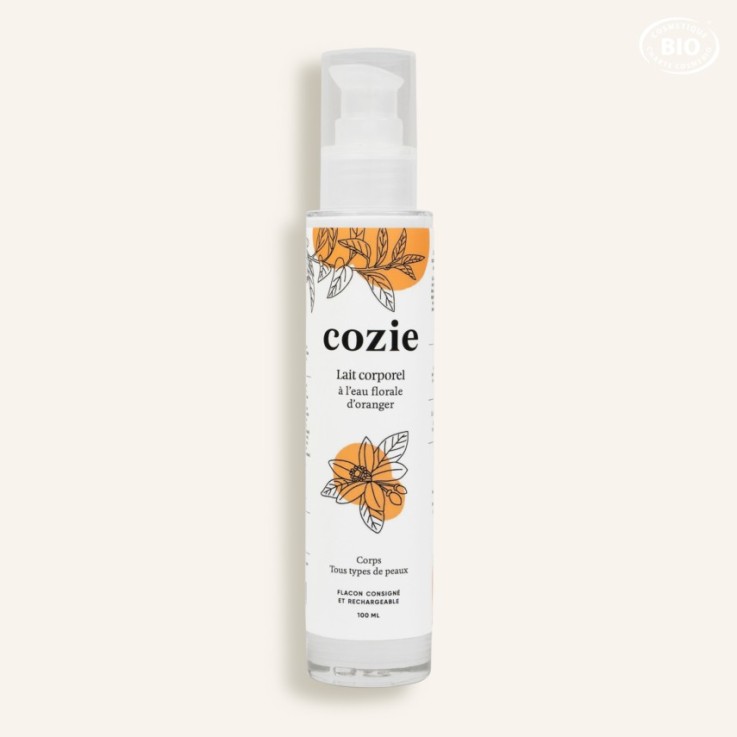 Lait corporel à l'eau florale d'oranger Bio (100 ml)