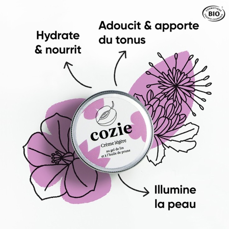 Crème Légère Visage Bio (30 ml)