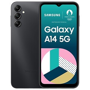 Samsung Galaxy A14 5G Noir (4 Go / 64 Go)