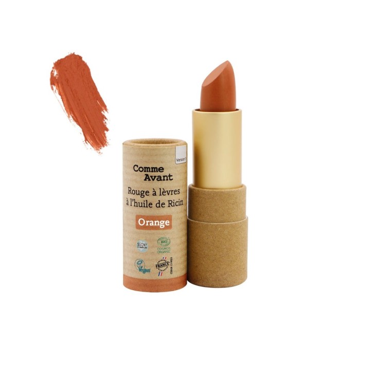 Rouge à lèvres à l'huile de ricin Bio & Vegan