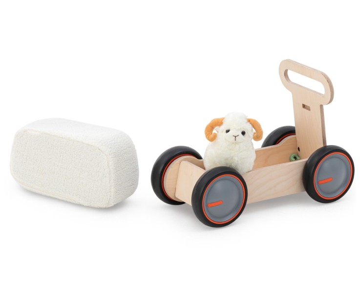 Drive Me Soft Vache en bois naturel