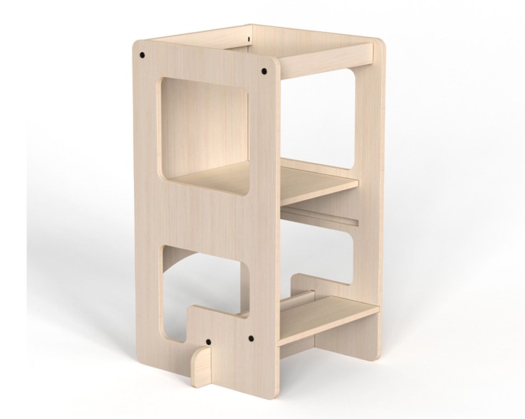 Tour d'observation et table de jeux en 1 en bois Kule Flip