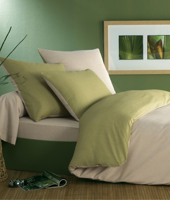 Housse de couette bicolore...