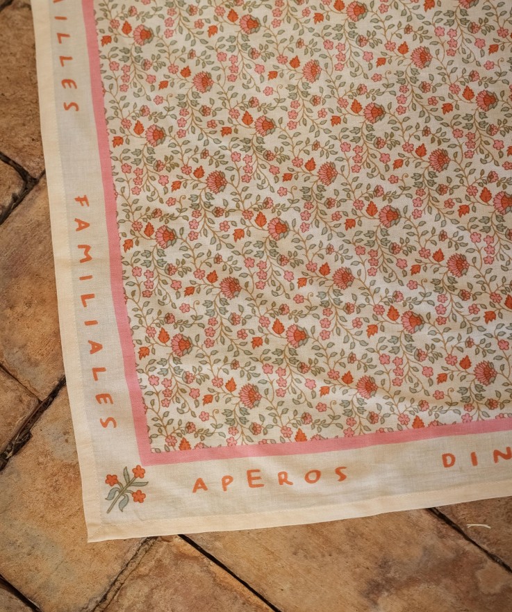 Foulard Petit Format Rosa Sorbet D'été
