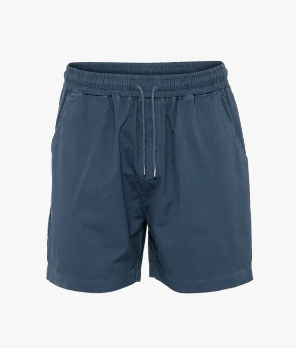 Short Twill Petrol Blue...