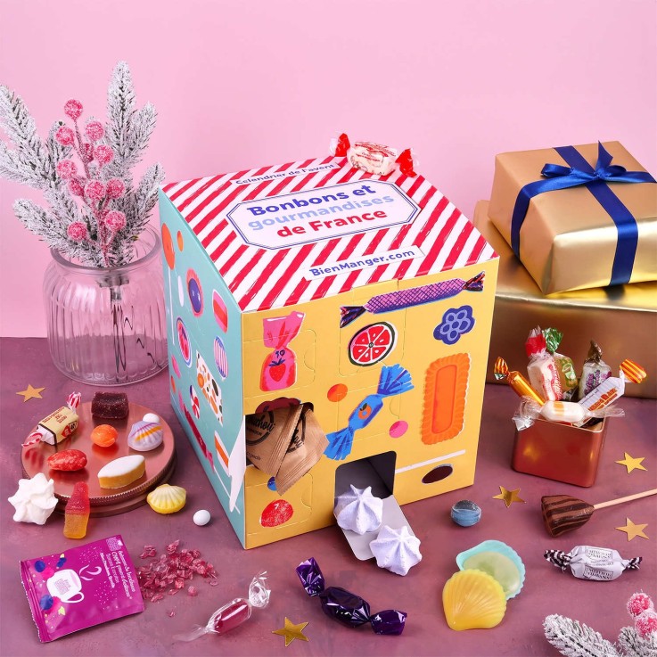 Calendrier de l'Avent Bonbons et Gourmandises de France - Le calendrier gourmand