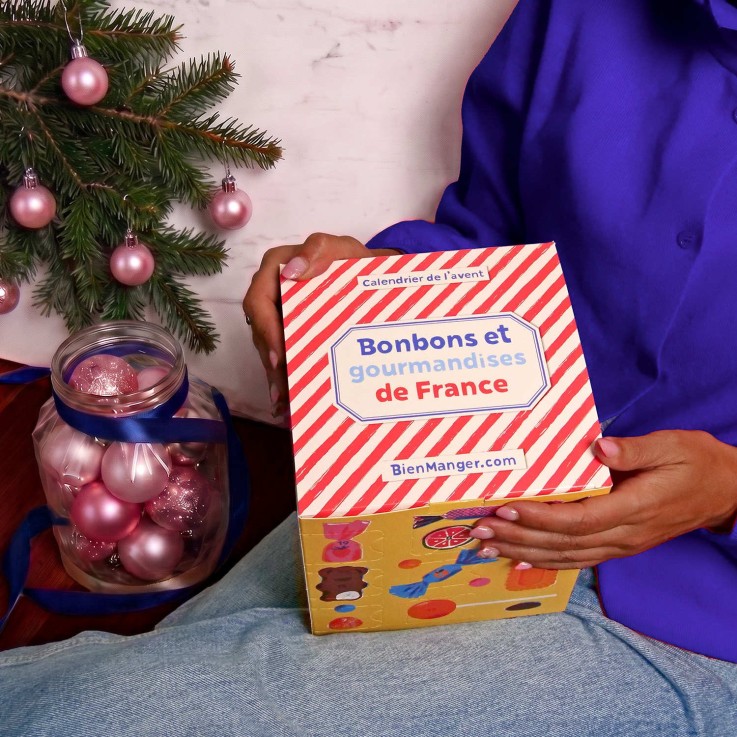 Calendrier de l'Avent Bonbons et Gourmandises de France - Le calendrier gourmand