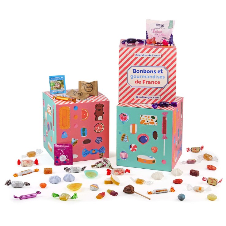Calendrier de l'Avent Bonbons et Gourmandises de France - Le calendrier gourmand