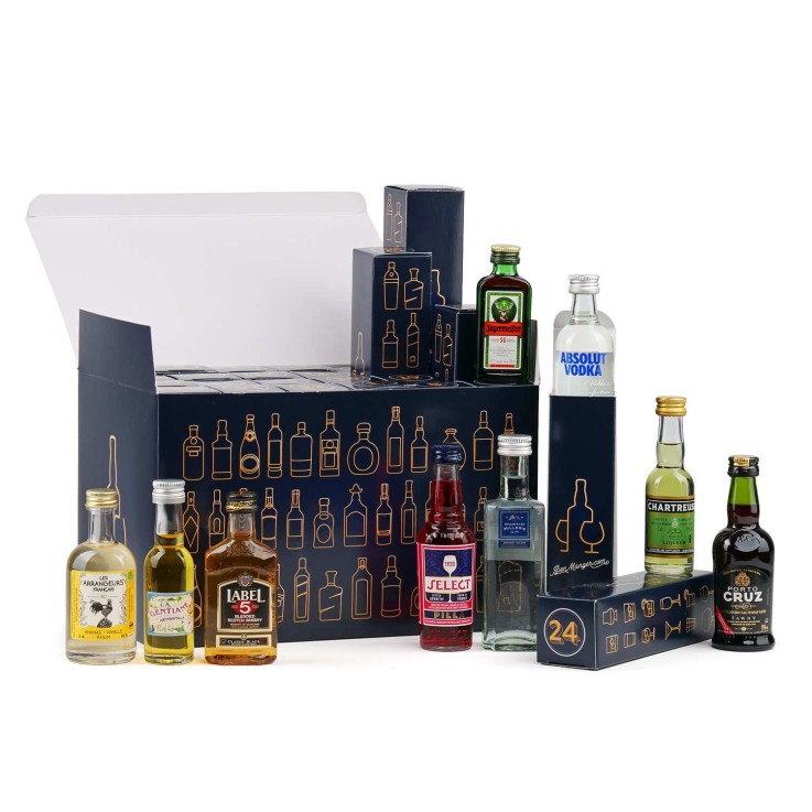 Calendrier de l'avent mini-bar 24 mignonnettes