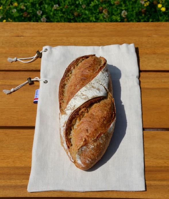 Sac à pain en lin le Pochon
